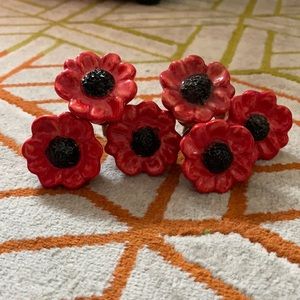 Anthropologie Flower Knobs